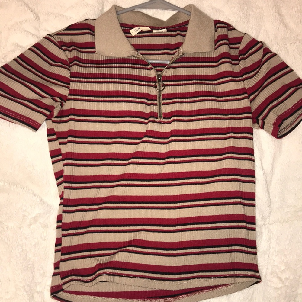 Slightly cropped shirt from Tilly’s.